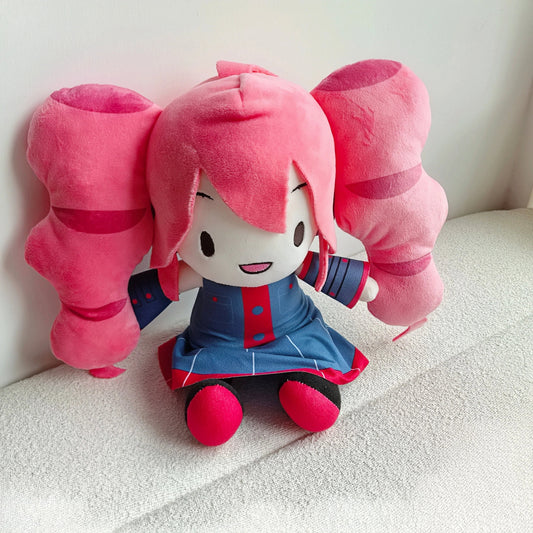 Kasane Teto 7.8" Plushie - UTAU Virtual Singer Fan-Made Stuffed Toy (Silly Teto Edition)