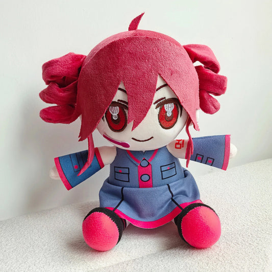 Kasane Teto UTAU Virtual Singer Plush Toy - 20cm/7.8in Anime Collectible - Fan-Made Style