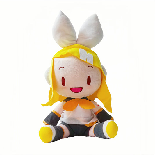 Kagamine Rin & Len 11" Plushies – Virtual Singer "Mirror Image" Fan-Made Collection